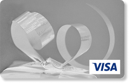 Zero Balance Visa gift card