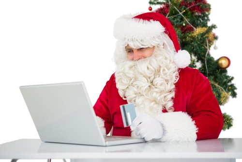 Santa online shopping